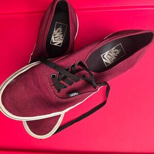 Men's Vans Shoes: Red Size 8.5